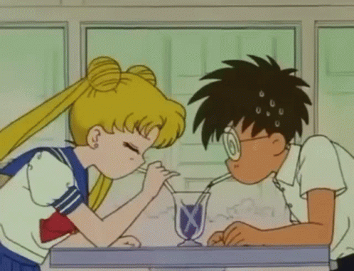 Sailor Moon Date GIF - Sailor Moon Date Anime Love GIFs