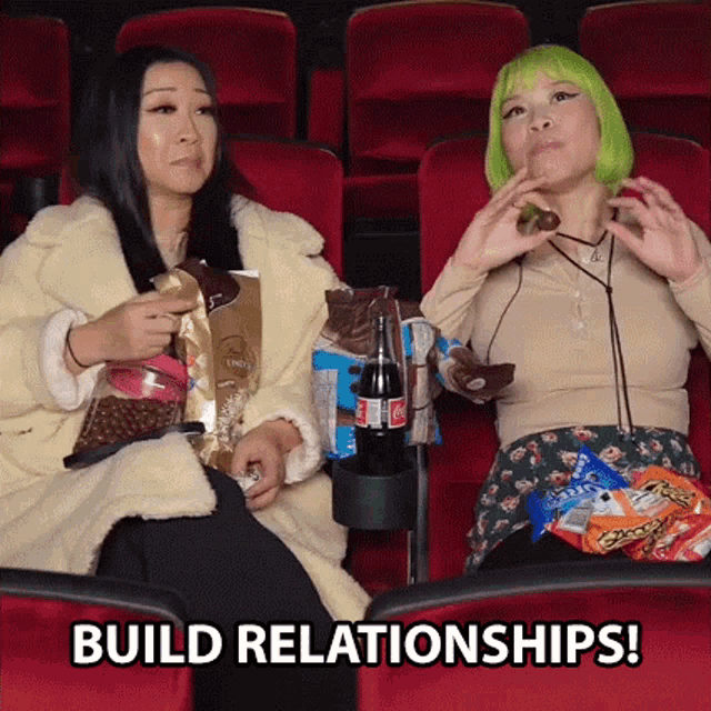 Build Relationships Goldie Chan GIF - Build Relationships Goldie Chan Relationship GIFs