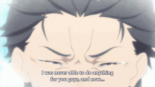 a man says i was never able to do anything for you guys and now ...