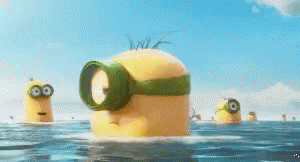 Minions Swim GIF - Minions Swim Float GIFs