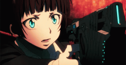 Anime Gun GIF - Anime Gun Nervous GIFs