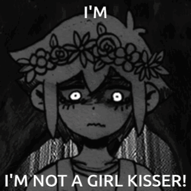 Omori Im Not A Girl Kisser GIF - Omori Im Not A Girl Kisser GIFs