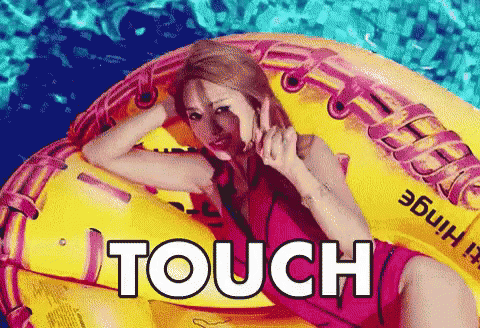 Touch My Body GIF - Touch My Body Pool Party Swimming Pool GIFs