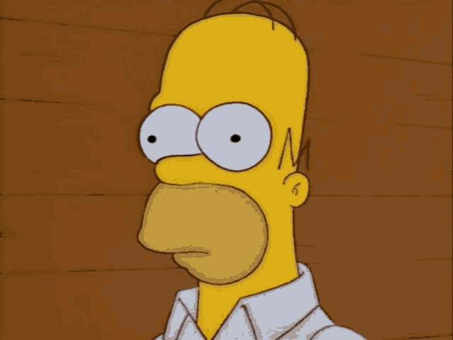 Blink Homer GIF - Blink Homer Homer Simpson GIFs