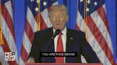 Trump Fake GIF - Trump Fake News GIFs