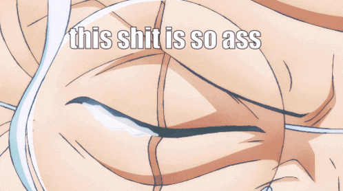 a cartoon of a man with glasses and the words this shit is so ass