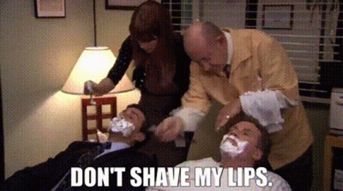 Michael Scott The Office GIF - Michael Scott The Office Dont Shave My Lips GIFs