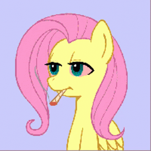 Fluttershy Weed GIF - Fluttershy Weed My Little Pony GIFs
