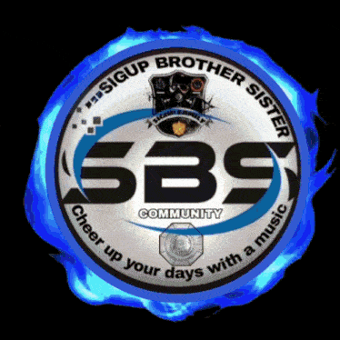 the logo for sigup brother sister sbs community cheer up your days with a music