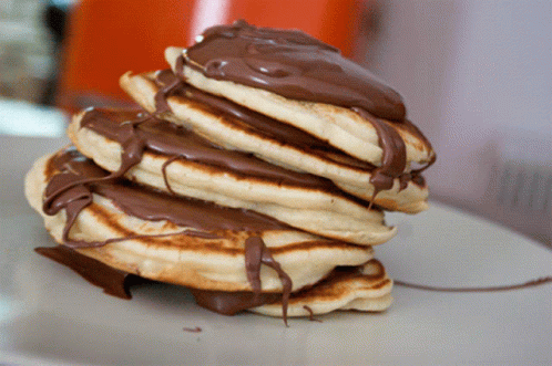 Pancakes Nutella GIF