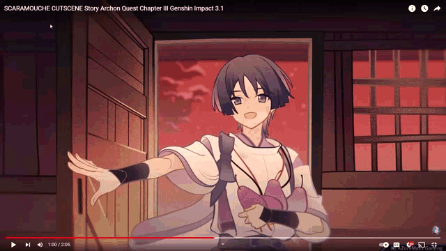 scaramouche cutscene story archon quest chapter ii genshin impact 3.1