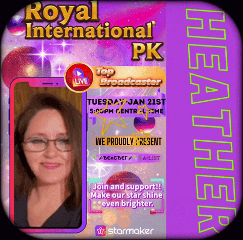 a poster for heather royal international pk on tuesday january 21st