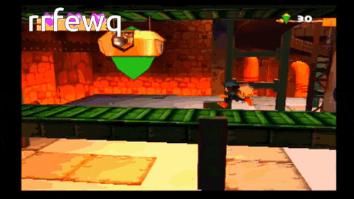 a screenshot of a video game with the letters rrfewq on the bottom