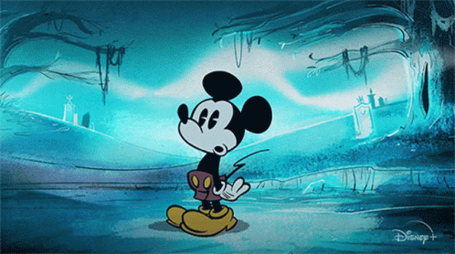 Scared Mickey Mouse GIF - Scared Mickey Mouse The Scariest Story Ever A Mickey Mouse Halloween Spooktacular GIFs