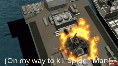 on my way to kill spider-man is displayed on a computer screen