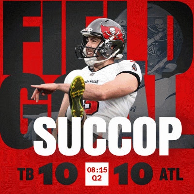 a tampa bay buccaneers football player is shown on a poster