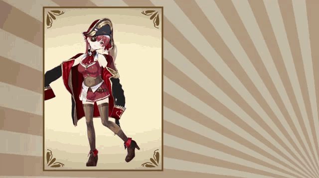 a picture of a woman in a pirate costume
