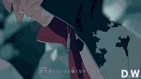 a close up of a person 's face with the word d.w. in the corner
