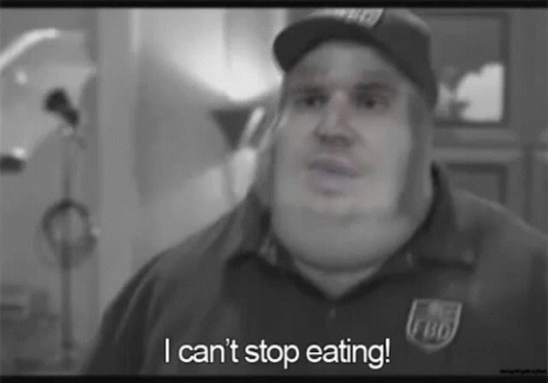 Eating Cant Stop GIF - Eating Cant Stop Fat Guy GIFs