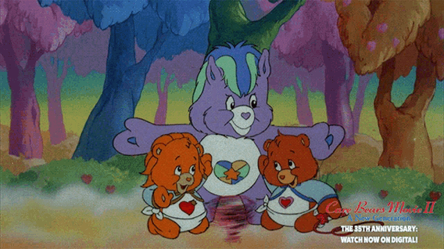 care bears world is celebrating its 35th anniversary with a cartoon