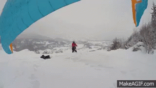Paragliding Snow GIF - Paragliding Snow Adventure GIFs