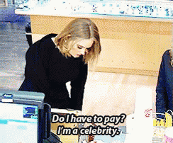 a woman says do i have to pay i m a celebrity