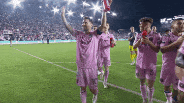 Waving To The Fans Lionel Messi GIF - Waving To The Fans Lionel Messi Inter Miami Cf GIFs