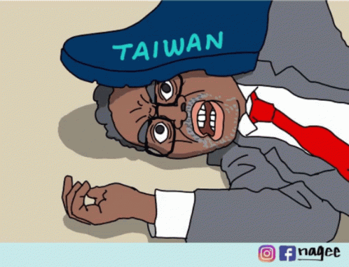 Taiwan Crushed Underneath GIF - Taiwan Crushed Underneath Boot GIFs