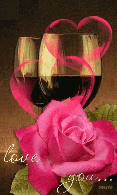 Love You Wine GIF - Love You Wine Rose GIFs