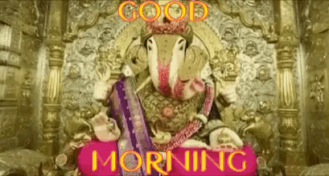 Ganesha Good Morning GIF - Ganesha Good Morning Greetings GIFs