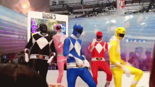 Power Rangers Dancing GIF - Power Rangers Dancing GIFs