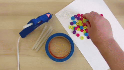 How To Make A Button Coaster GIF
