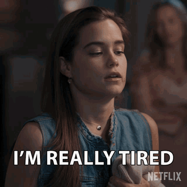 Im Really Tired Juliette GIF - Im Really Tired Juliette First Kill GIFs