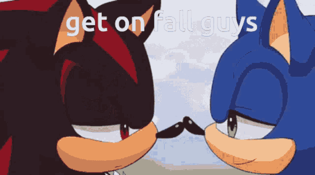Fall Guys Sonic GIF - Fall Guys Sonic Shadow GIFs
