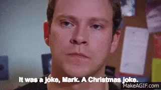 Peep Show Jez GIF - Peep Show Jez Christmas Joke GIFs