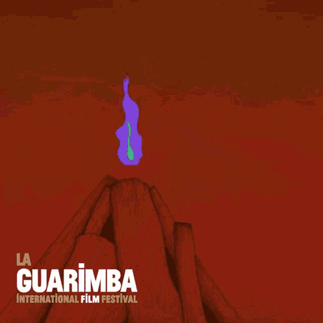 poster for la guarimba international film festival showing a volcano