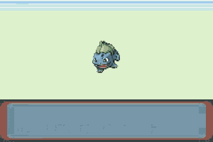 a video game screen says anda bulbasaur esta evolucionando