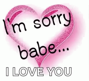 Im Sorry Babe I Love You GIF