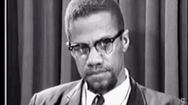 Malcolm X Stare GIF - Malcolm X Stare Observing GIFs