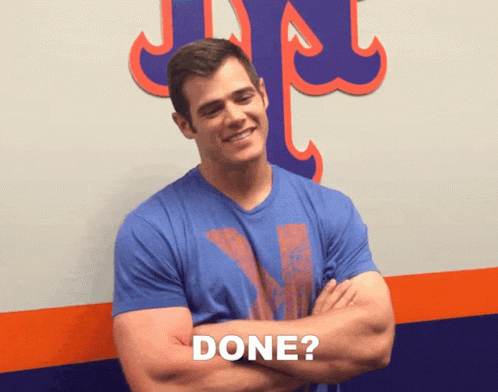New York Mets Anthony Recker GIF - New York Mets Anthony Recker Done GIFs