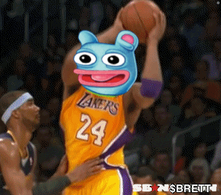 a basketball player for the lakers is holding a basketball in his hands