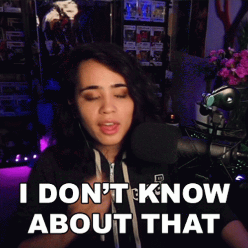 I Dont Know About That Katcontii GIF - I Dont Know About That Katcontii Unsure GIFs
