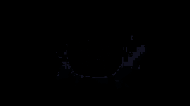 a purple circle with a star and a silhouette of a person in the middle