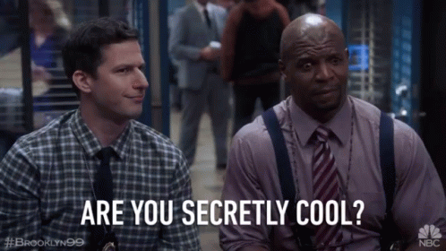 Are You Secretly Cool Are You Cool GIF - Are You Secretly Cool Are You Cool Secretly GIFs