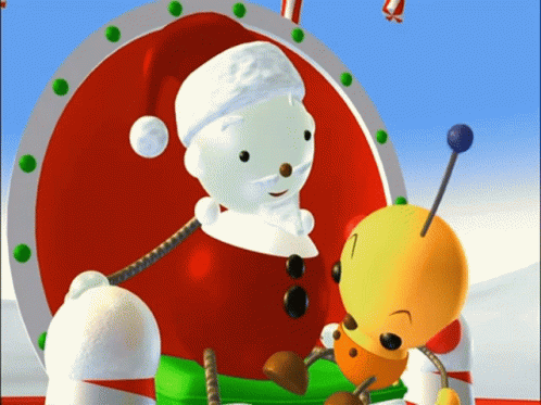 Rolie Polie Olie Santa Claus GIF - Rolie Polie Olie Santa Claus Christmas List GIFs
