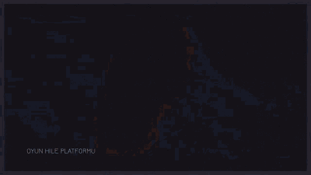 a blurry picture of a person with the words oyun ile platformu on the bottom right