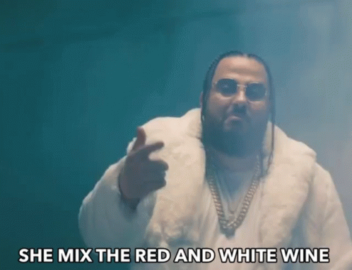 She Mix The Red And White Wine Combine GIF - She Mix The Red And White Wine Combine Cocktail GIFs