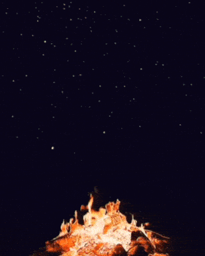 a painting of a fire that looks like a phoenix 's wings
