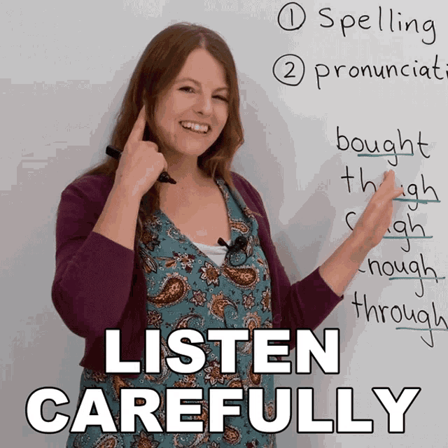 Listen Carefully Emma GIF - Listen Carefully Emma Engvid GIFs