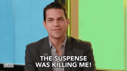 The Suspense Was Killing Me Thrilled GIF - The Suspense Was Killing Me Thrilled Host GIFs